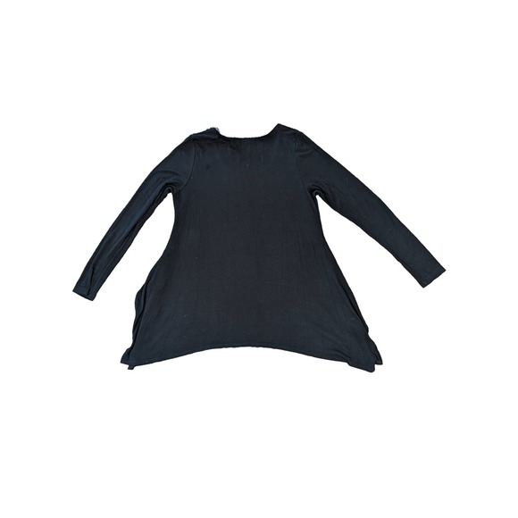 Karen by Karen Kane ultra-thin avant garden asymmetrical top Large - Picture 4 of 6